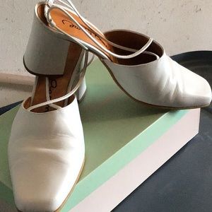 David Aaron off white pumps  size 8.5 worn once